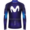 Wielershirt 2023 Movistar Team Lange Mouw Blauw